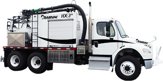 RAMVAC HX3 Mid-size hydro excavator.